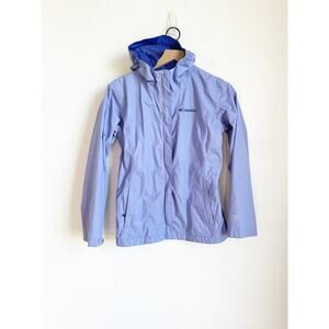Columbia Girls Purple Rain Coat  Large